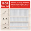 SHALL 18 Gauge Brad Nails, 2”, 1-1/4”, 1”, 5/8 Inch,
