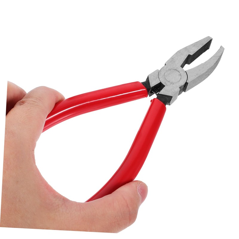 Ipetboom Heavy Duty Glass Breaking Pliers with Curved Jaw Stained