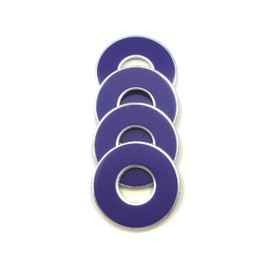 Get Outside Games 4 VVashers - Washer Toss/Washer Game Washers (Purple, 4 VVashers)