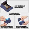 LUCKYSGY Coin Purse, Men's, Genuine Leather, Women's, Wallet, Small, Box