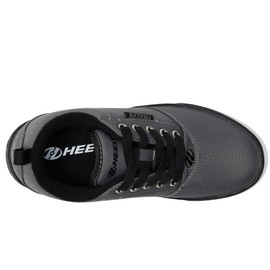 Heelys Pro 20 (Little Big Kid) Wheeled Heel Shoe, Gray/Black, 5 US Unisex