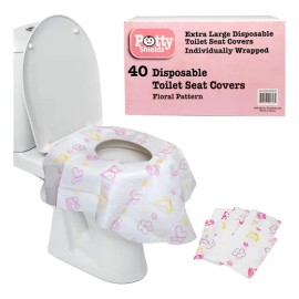 Cubiertas Desechables Para Asiento De Inodoro Potty Shields,