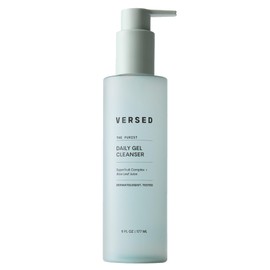 Versed The Purist Daily Antioxidant Gentle Face Cleanser - Daily Gel Cleanser + Moisturizing Face Wash for Sensitive Skin - Superfruit Complex, Aloe Leaf + Vitamin B5 - Vegan (6 fl oz)