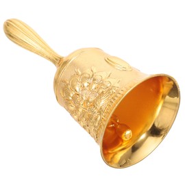 Levemolo School Hand Bell for Boys and Girls Jingle Bell Vintage Call Manual for Hotel Service