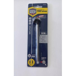 Monkey Grip Smart Tip Pencil Style Tire Pressure Gauge 10-50PSI with Pocket Clip