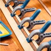 Small Spring Clamps (Pack of 6) – Lightweight, One-Handed Woodworking