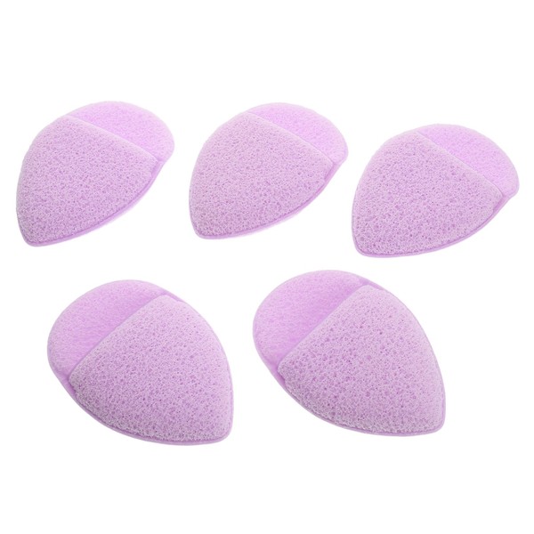 Vaguelly 5pcs Exfoliating Scrubber Gloves Reusable Facial Cleansing Mitts for