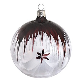 Jingle Bells Lauscha Christmas Tree Baubles 5 cm Modern Art Set of 6