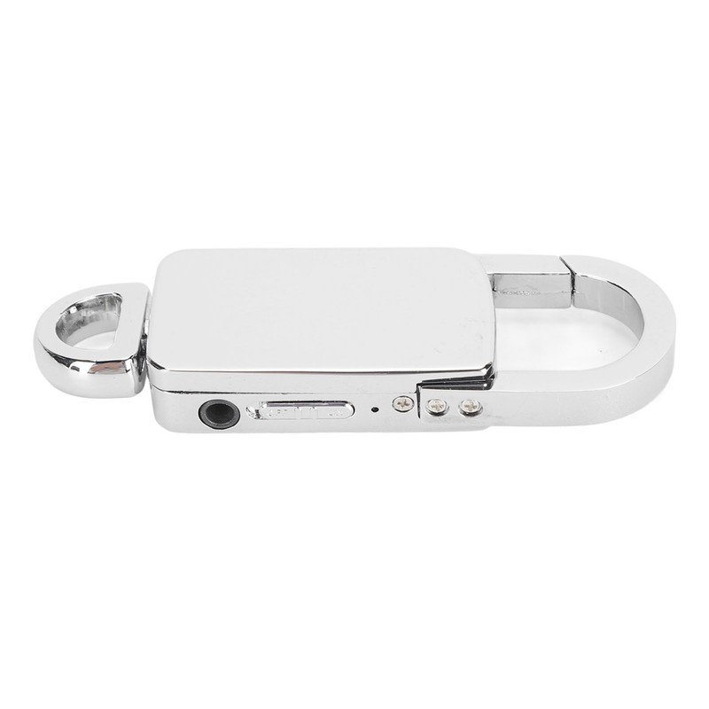 Voice Recorder HD Noise Reduction HiFi MP3 Player Keychain Voice
