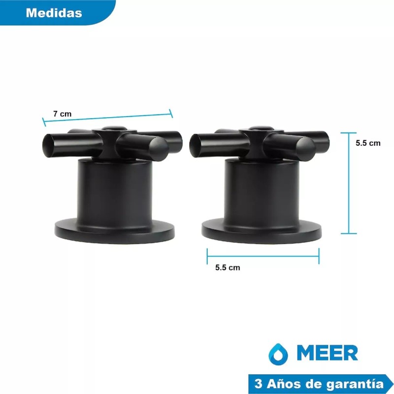 Meer - Manerales Para Regadera Tipo Cruceta Con Chapeton