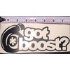 (2x) Turbo Got Boost - JDM - White - Sticker