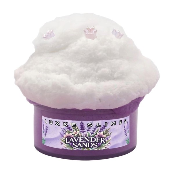 Lavender Sands by LUXXE SLIMES – 3oz Sand Slime +