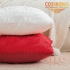 COSIBONO White Christmas Tree Pillow Covers 18x18 inches Set of