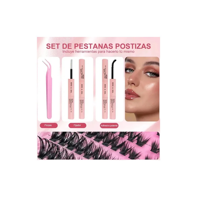 Extensiones De Pestañas 9-18mm 800pcs Para Maquillaje Diy