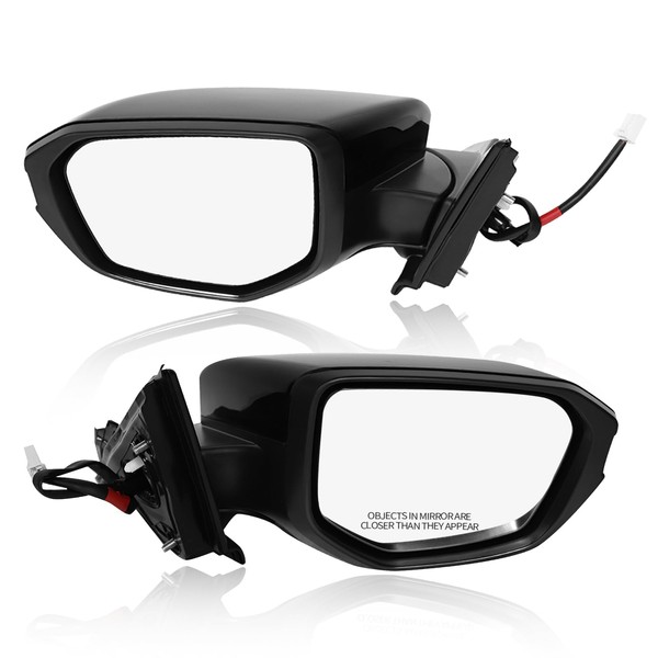 PM Auto Driver & Passenger Side Mirrors, Left-Right Power Non-Heated