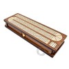 House of Cribbage - Tablero continuo con incrustaciones de madera