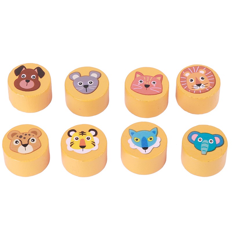 Animal Checker Children Chess Toys Educational MultiFunction Desktop Games Toy(#1