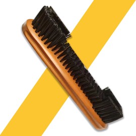 BALIKEN Snooker Billiard Poker Table Brush - Wooden Handle - Honey - Pool Table Brush - Wooden Handle - Rail Cleaning Tools
