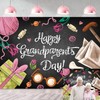 Happy Grandparents Day Backdrop Thank to Grandma and Grandpa Background
