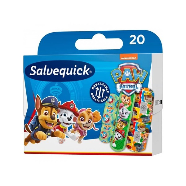 Salvequick ® Pow Patrol Plasters for Children, 20 Units