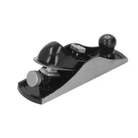 Mini Wood Planer Incisive Carbon Steel Cutting Depth Adjustable European Style Black Hand Planer Woodworking Hand Tool (M)