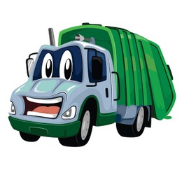 Trash Day is My Favorite Day Garbage Truck Love Boys Toy Trashman Girl Boy Bedroom Wall Decal Sticker 22x22 Inches