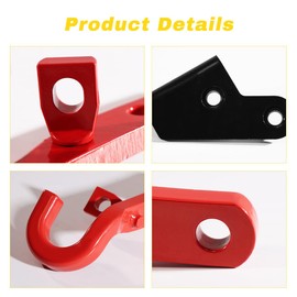 J Hook G70 Heavy Duty Towing Hooks Compatible with 2007-2018 Wrangler JK