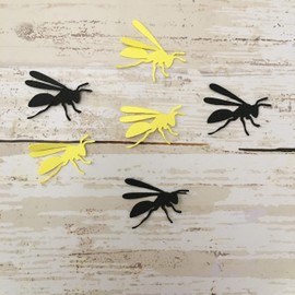 Hornet Confetti, Bee Decorations, Bumble Bee Party Supplies, Bug Theme, Bee Theme, Honey Theme, Hornet Cut Out
