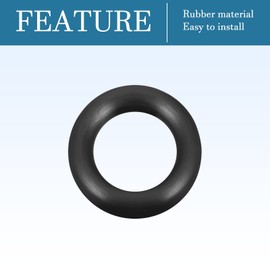 QUARKZMAN Nitrile Rubber O-Rings Round Washer 25 mm x 15 mm x 5 mm for Tap Plumbers Repair Seal Connection, Black Pack of 10