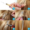 Hair Extensions,12 Color 2400 Silk Hair Tinsel,Bedazzler Kit, Suitable For