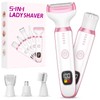 Electric Razors for Women Legs, 5 in1 Electric Shaver for