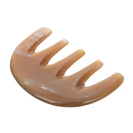 Baluue Anti-static Wide Tooth Comb for Hair Styling and Scalp Massage Natural Horn Comb for Men and Women for Detangling and Reducing Frizz Comfortable for Sensitive Scalps