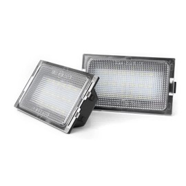 znakeauto 2x LED License Plate Light Lamp for Range Rover Sport L320 2005-2013, LR2 Freelander 2 L359 2008-2014, LR3 LR4 Discovery 3 4 Land Rover L319,18SMD 6500K Super White LED Lights
