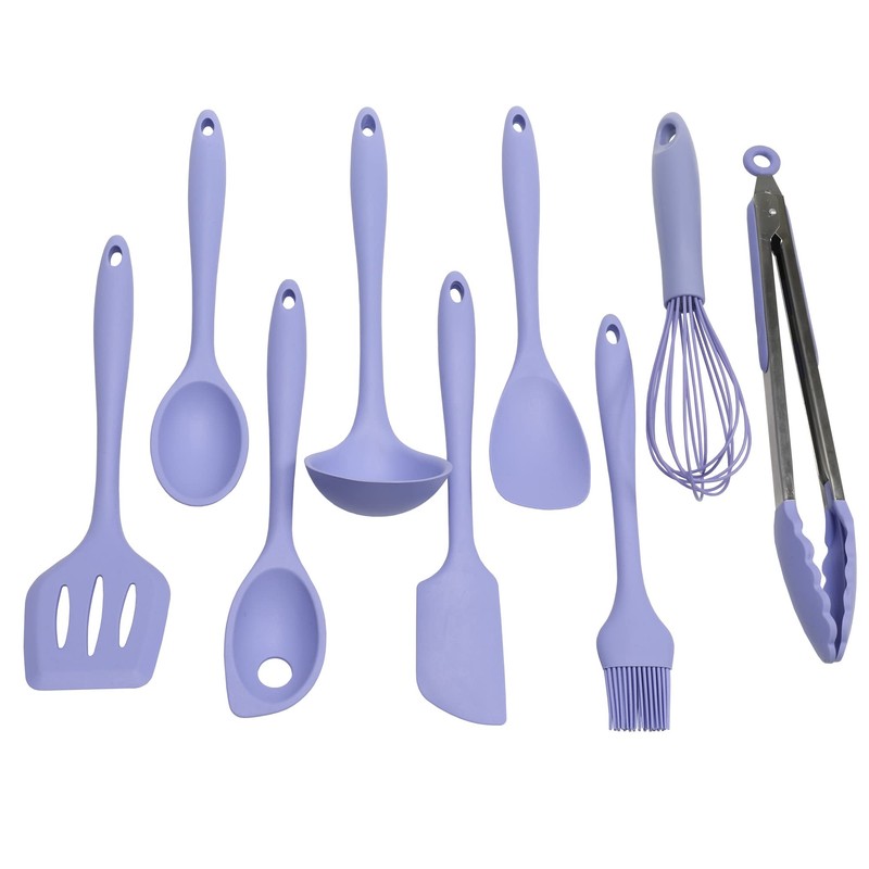 Chef Craft Premium Silicone Kitchen Tool and Utensil Set, 9