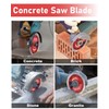 ZORUNNA 4 1/2'' Diamond Blade for Angle Grinder 3 PCS-