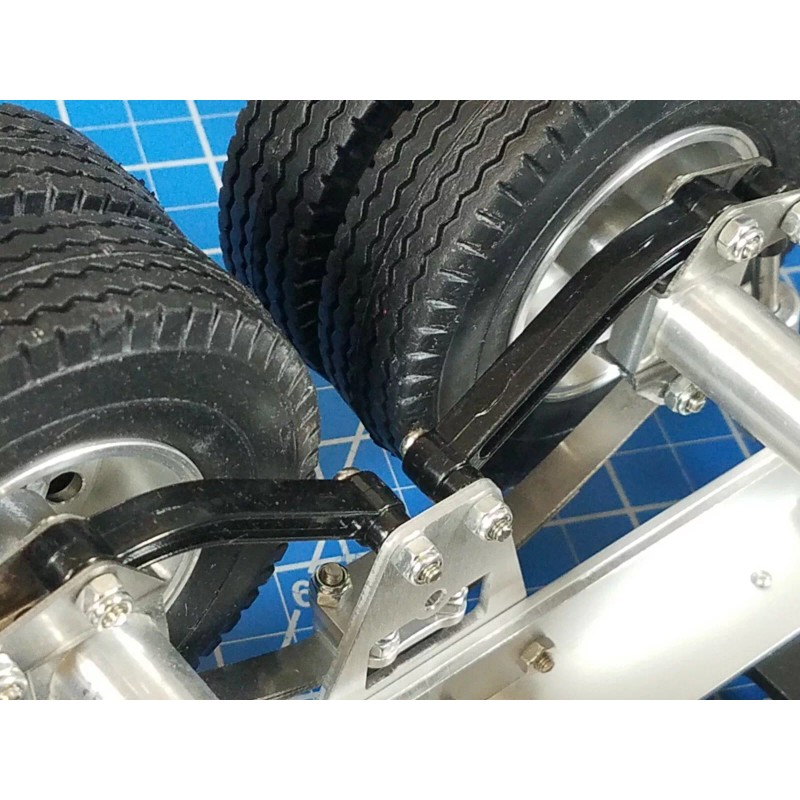 JP Garage Pair Aluminum Rear Axle Linkage Arm Tamiya RC