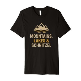 Mountains, Lakes & Schnitzel – Austrian Adventure Premium T-Shirt