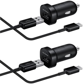 Fast Adaptive 18W [2Pack] Car Kit Compatible with JBL Tune 510BT with Quick Charge and 5ft/1.5M USB Type-C Plug-in Cable