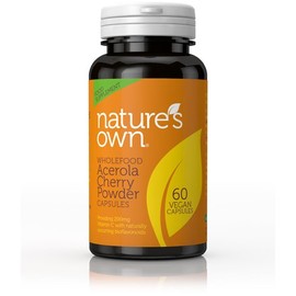 Natures Own NOW-P344 Cherry-C: Vit C From Acerola 60 Caps