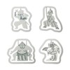 Midori 43265006 Clips, Etched Clips, Japanese Character