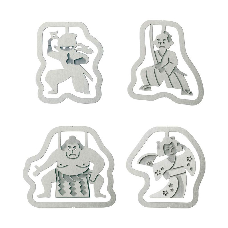 Midori 43265006 Clips, Etched Clips, Japanese Character