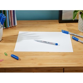 Overhead Pen - STABILO OHPen universal - Water Soluble Fine - Pack of 10 - blue