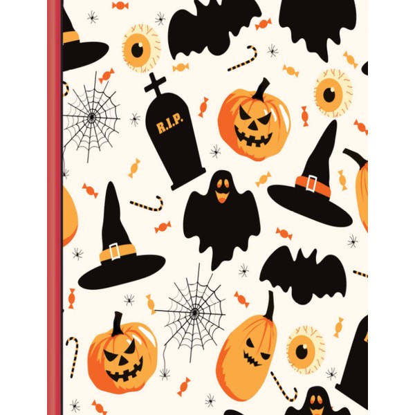 Halloween Jack-o-Lantern Composition Notebook vol.4 | 8.5x11, College Ruled Halloween