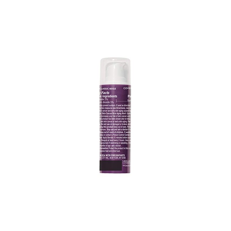COVERGIRL Advanced Radiance Age Defying Foundation Makeup, Creamy Natural 120,