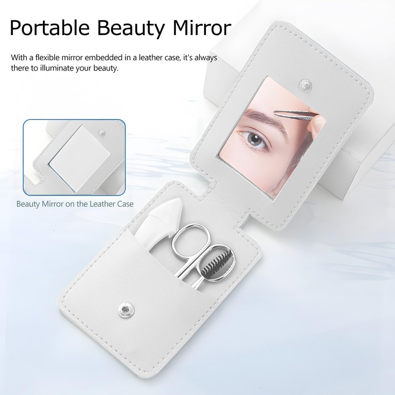 Eyebrow Trimmer Kit, 5-in-1 Set with Eyebrow Scissors, Eyebrow Razor,
