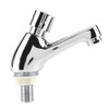 Public Ktchen Bathroom Chrome Plated Self Closing Water Saving Time
