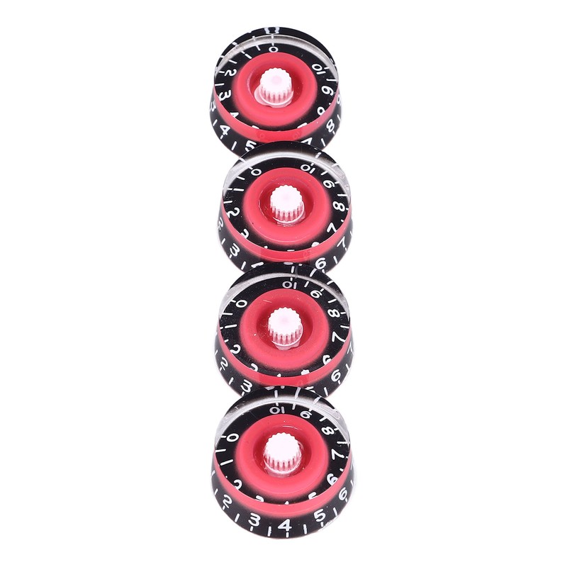 4Pcs Electric Guitar Knob Set Acrylic Volume Tone Control Guitar
