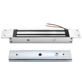 Recessed Magnetic Lock for Access Control, 280KG 600lbs Holding Force Flush Mount Electromagnetic Lock, Fail Safe DC 12V Waterproof for Wood Metal Fire Doors