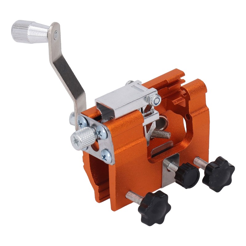 Portable Crank Chainsaw Sharpening Jig Stainless Steel Chainsaw Tooth Blade