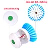GOSONO 2PCS Hydraulic Plastic washing brush pot multicolor kitchen gadgets